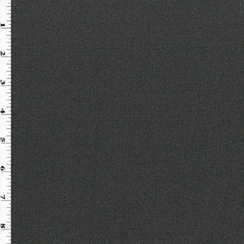 Stone Gray Textured Knit Jacketing Fabric