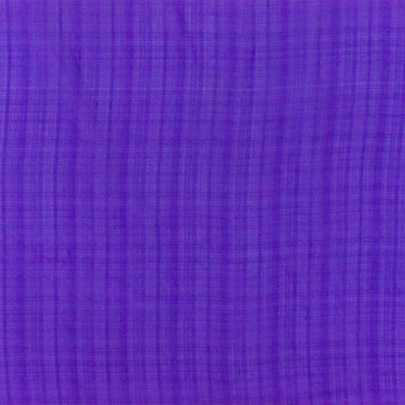 Deep Indigo Purple Solid Cross-Hatch Polyester Chiffon Woven Fabric