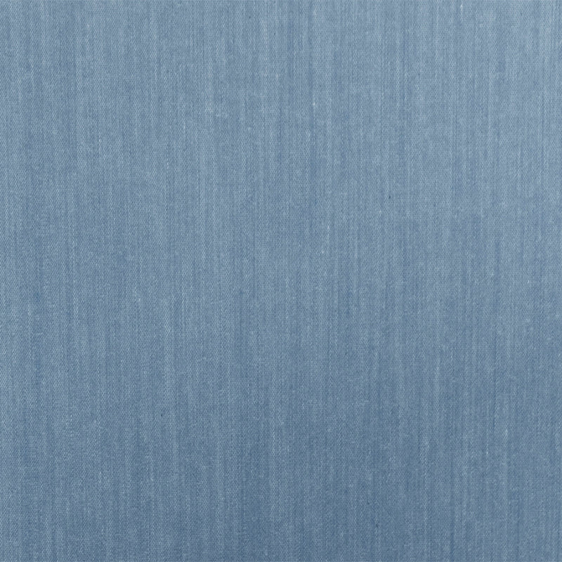 Frost Blue-White Striated Slub Stretch Cotton Blend Stretch Shirting Fabric