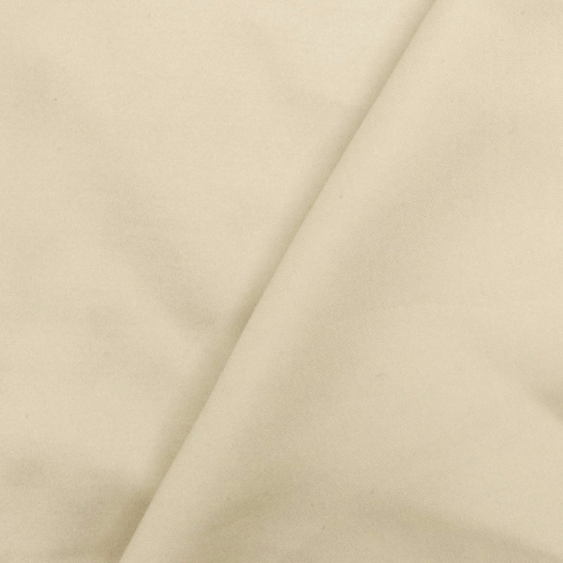 Champagne Beige Solid Rayon Satin Woven Fabric