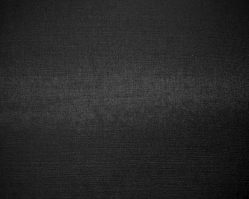 Black Rayon-Poly Sheer Solid Challis Woven Fabric
