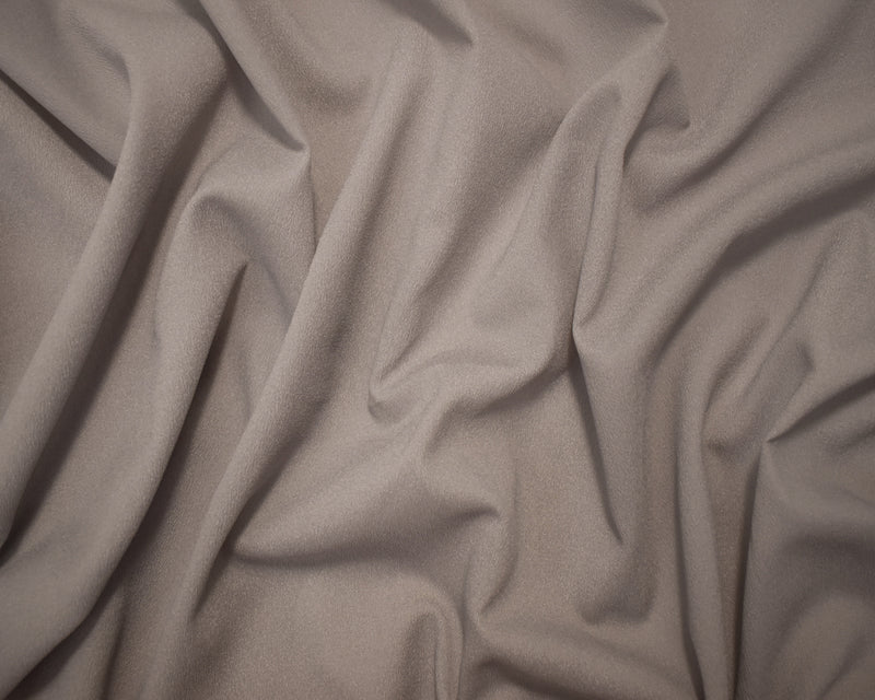 Gray Polyester Semi-Sheer Crepe Woven Georgette Fabric