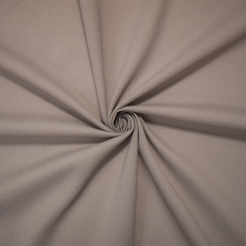 Gray Polyester Semi-Sheer Crepe Woven Georgette Fabric