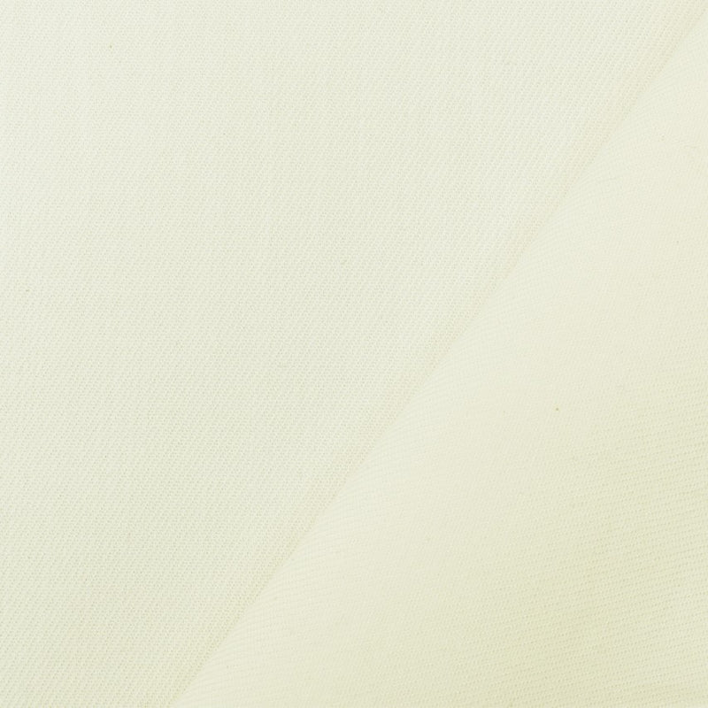 Natural Ivory Lyocell-Cotton Blend Stretch Spandex Denim Fabric