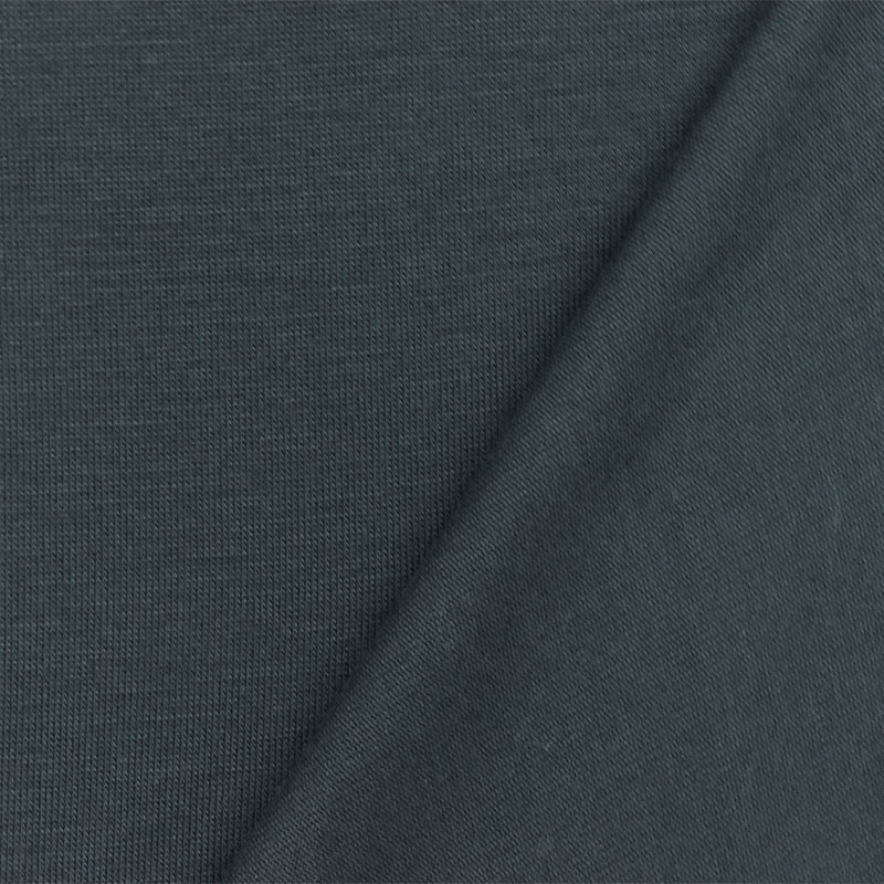 Hollow Blue Solid Stretch Rayon Tissue Jersey Knit Fabric