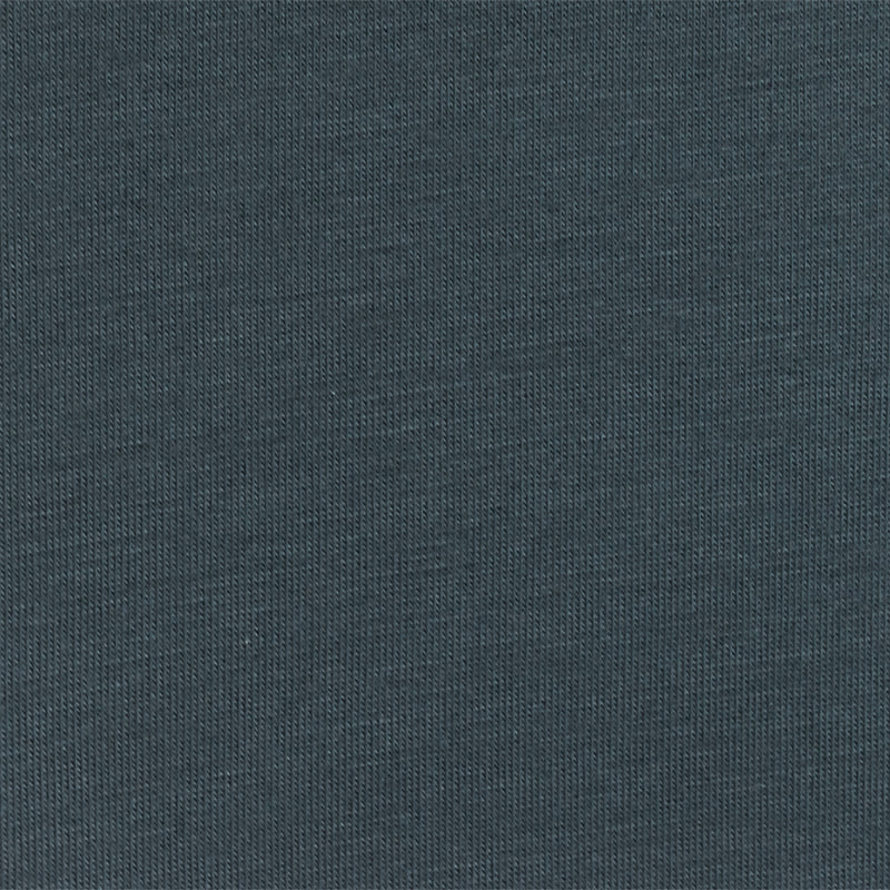 Hollow Blue Solid Stretch Rayon Tissue Jersey Knit Fabric