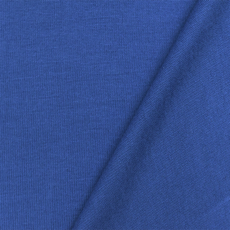Ultramarine Blue Solid Stretch Rayon Jersey Knit Fabric