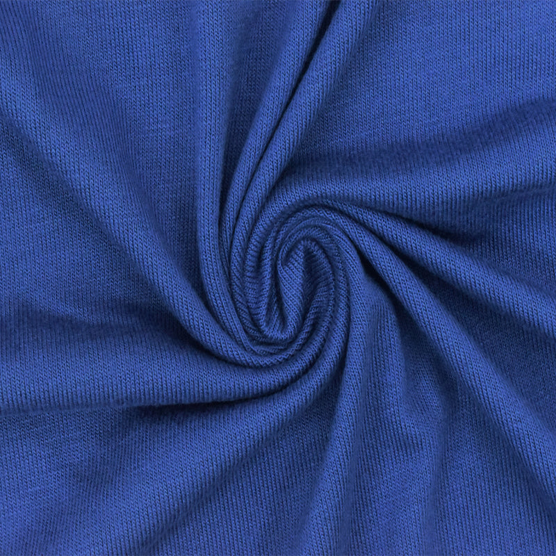 Ultramarine Blue Solid Stretch Rayon Jersey Knit Fabric