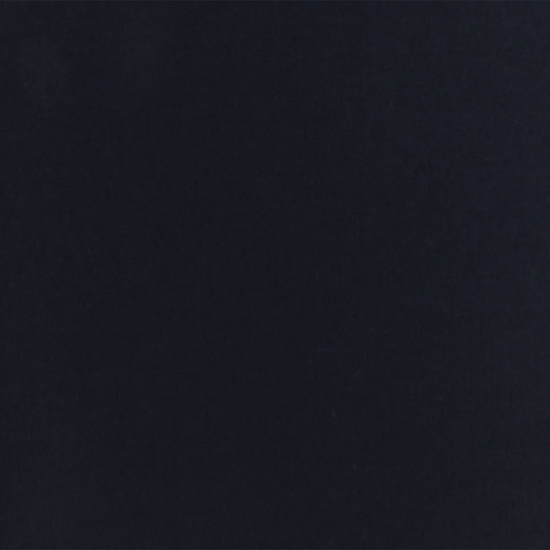 Dark Navy Blue Solid Wool-Poly Twill Woven Suiting Fabric