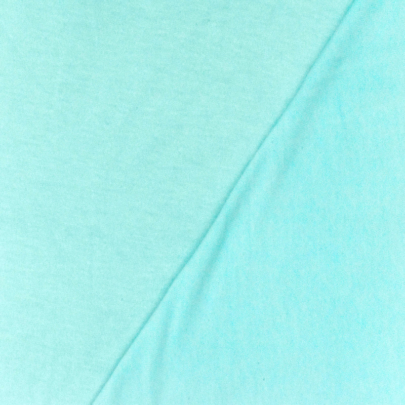 Tahiti Teal Solid Stretch Modal Tissue Jersey Knit Fabric