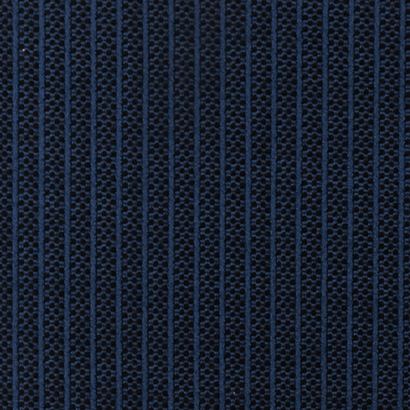 Blue-Red-Black Tribal Stripe Border Stretch Jacquard Double Knit Fabric