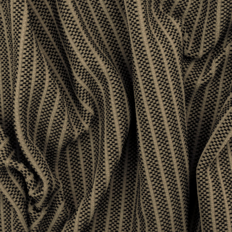 Beige-Multi Famous Maker Tribal Stripe Border Stretch Jacquard Knit Fabric