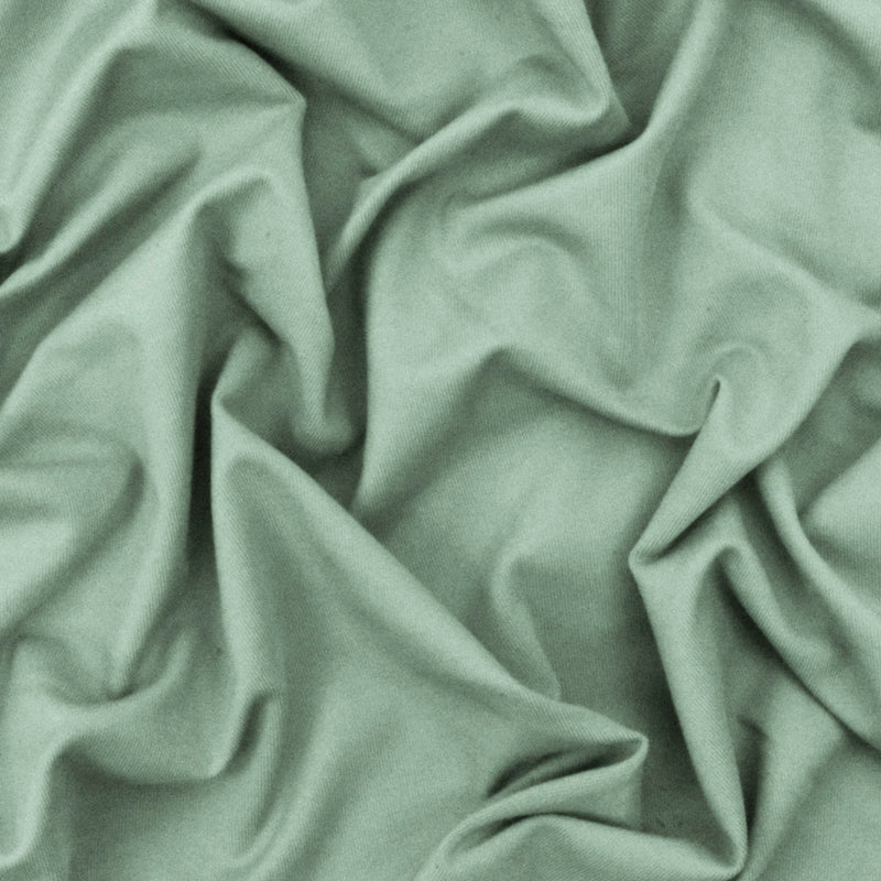 Ceramic Green Famous Maker Solid Stretch Tricot Yoga Swimwear Knit Fabric