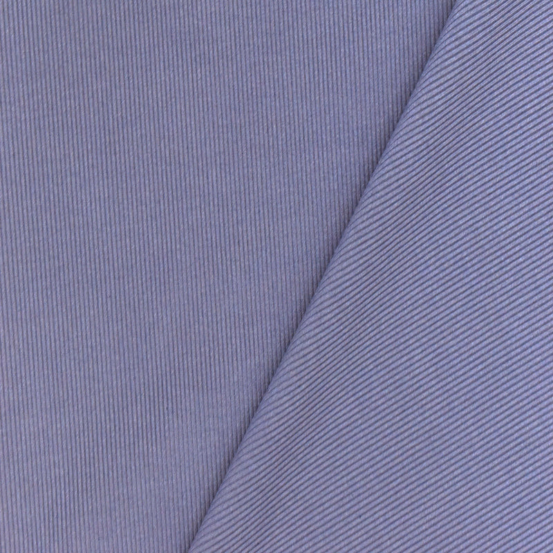 Dusty Periwinkle Purple Famous Designer Stretch 2x2 Rib Knit Fabric