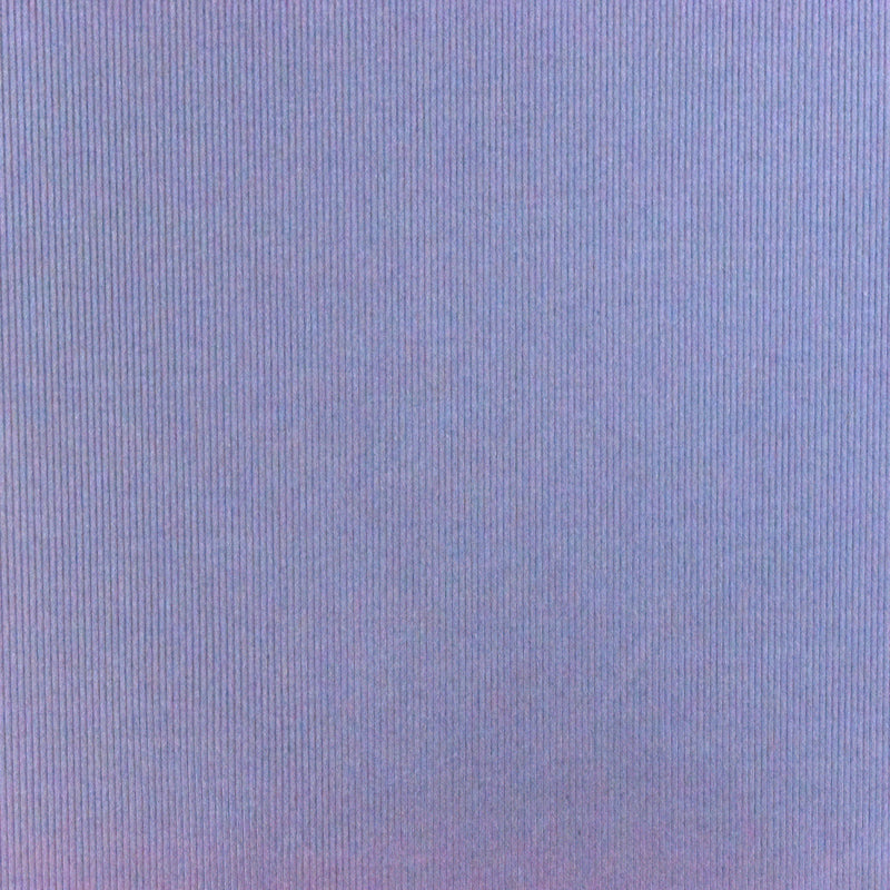 Dusty Periwinkle Purple Famous Designer Stretch 2x2 Rib Knit Fabric