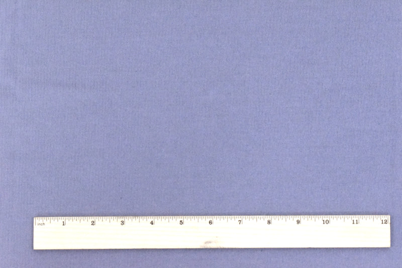 Dusty Periwinkle Purple Famous Designer Stretch 2x2 Rib Knit Fabric