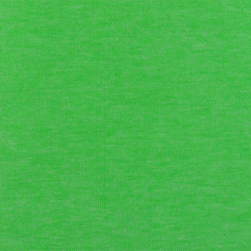 1 YD PC-Kelly Green Slub Stretch Polyester Interlock Knit Fabric