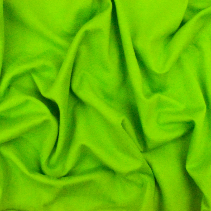 Greenery Green Solid Stretch Cotton Jersey Knit Fabric