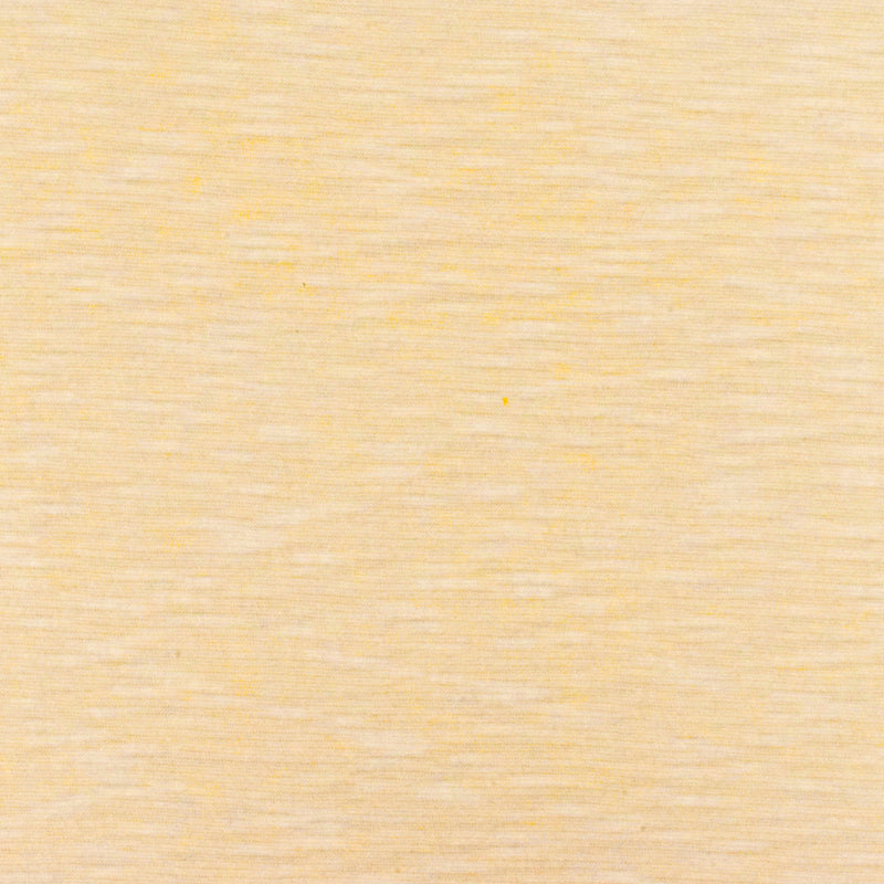 Light Yellow-White Stripe Crinkle Stretch Jersey Knit Fabric