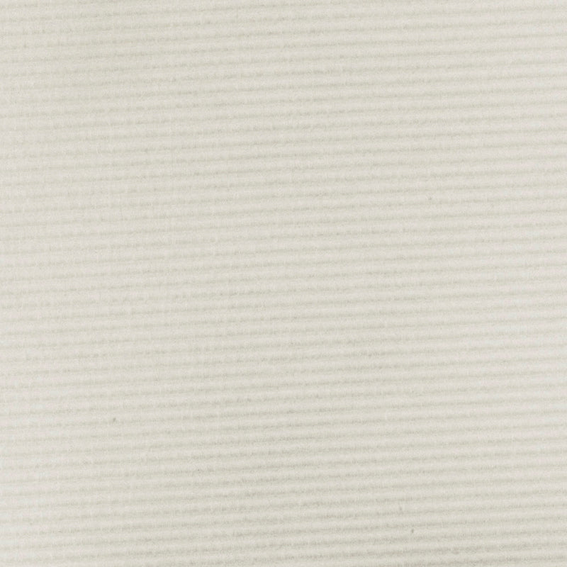 Air Ivory Striped Texture Stretch Polyester Double Knit Fabric