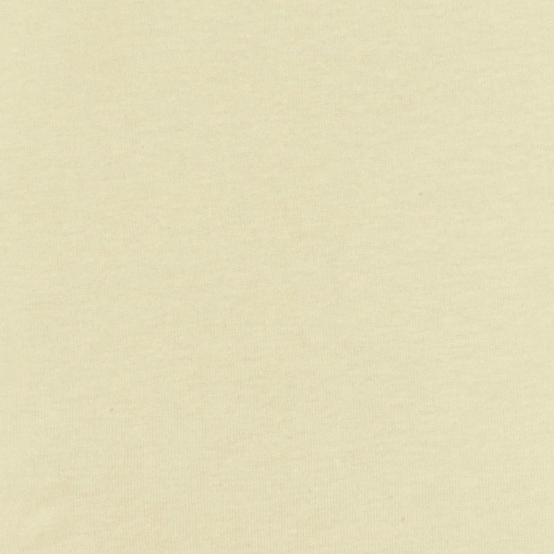 Cream Ivory Solid Stretch 1x1 Rib Knit Fabric