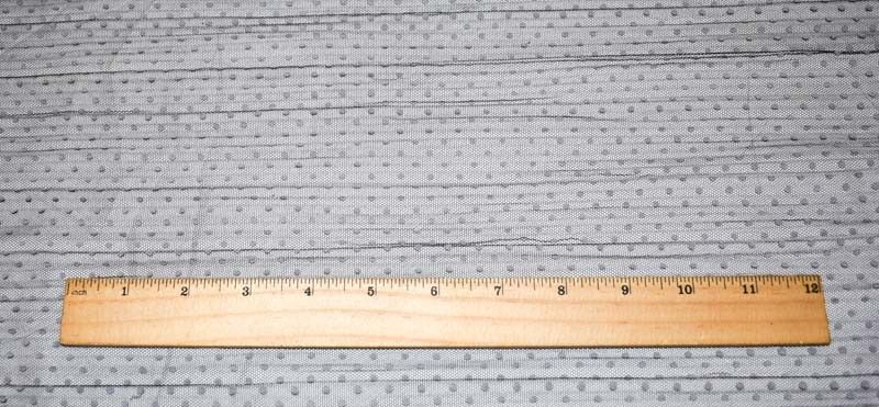 5 YD PC-Black/White Designer Polka Dot Velvet Flocked Pleat Mesh Fabric
