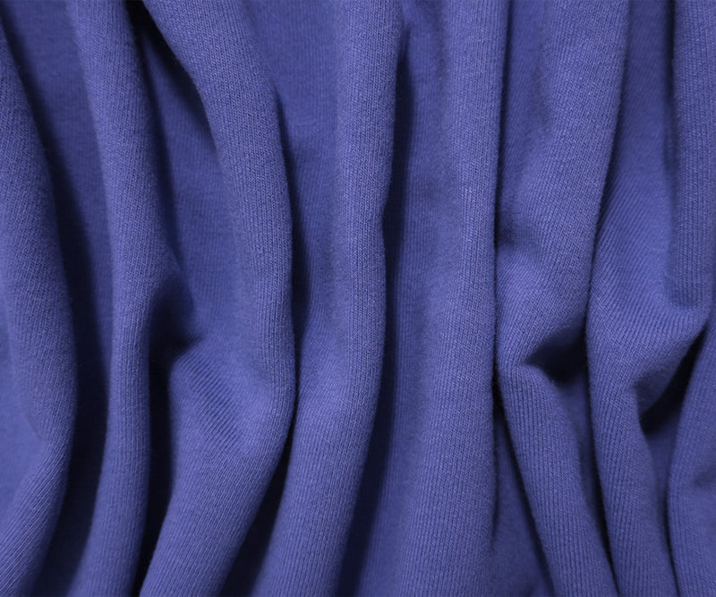 Blue 16 oz. Cotton Heavy Sweatshirt Fleece Knit Fabric