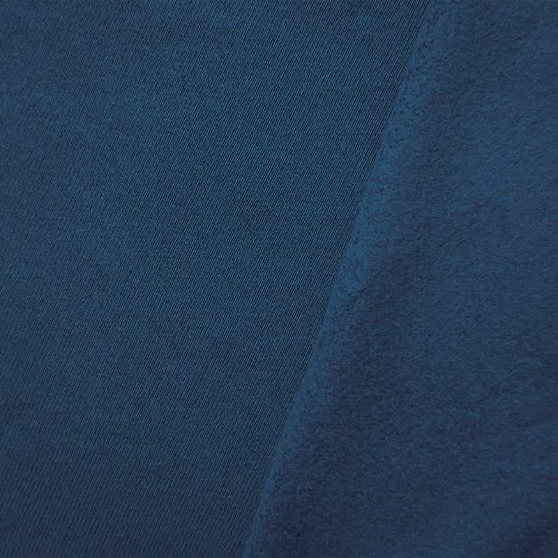 Blue 15 oz. Cotton Heavy Sweatshirt Fleece Knit Fabric