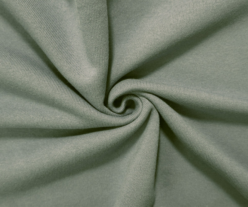 Mint Green 18 oz. Cotton Heavy Sweatshirt Fleece Knit Fabric