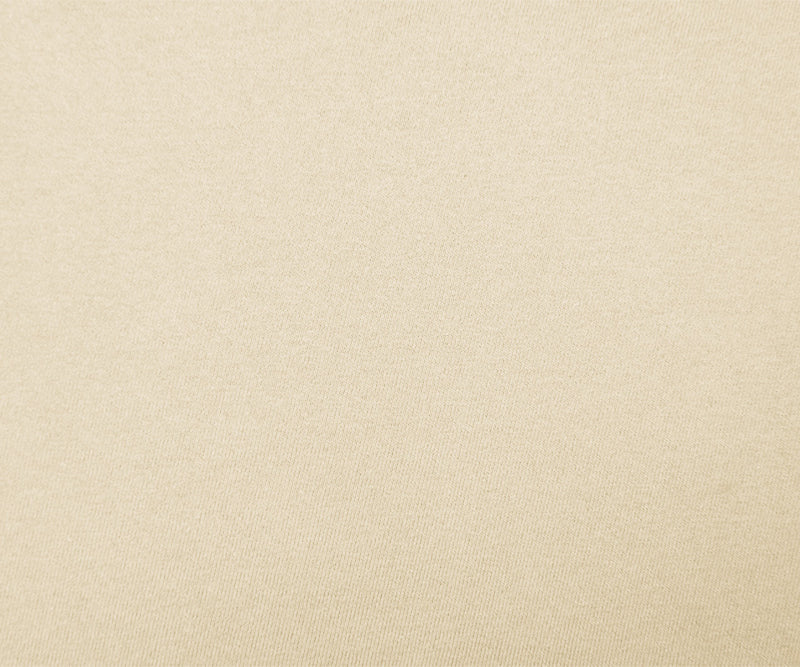Light Beige 15 oz. Cotton Heavy Sweatshirt Fleece Knit Fabric