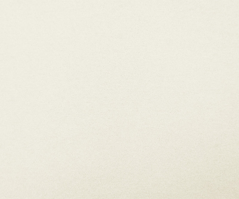 White 16 oz. Cotton Heavy Sweatshirt Fleece Knit Fabric