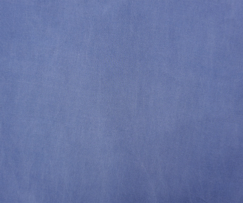 Blue Rayon Solid Challis Woven Fabric