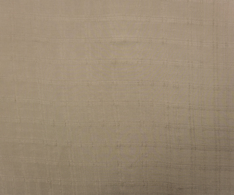 Taupe Brown Rayon Plaid-Check Challis Woven Fabric