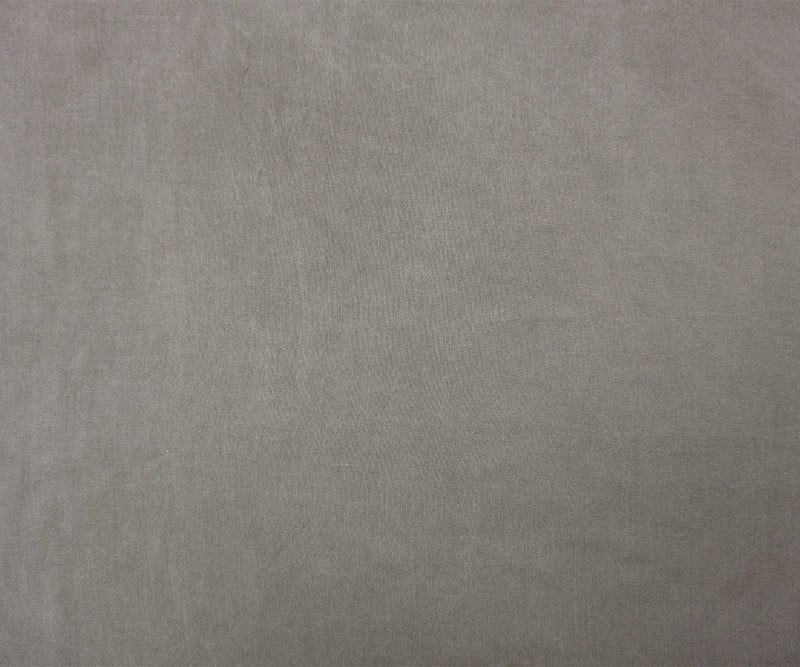Gray Rayon Solid Challis Woven Fabric