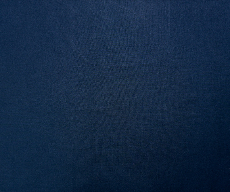 Navy Blue Rayon Solid Challis Woven Fabric