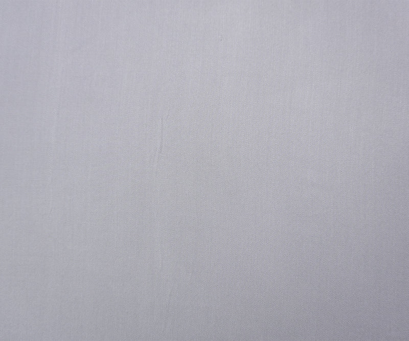 Gray Rayon Solid Twill Woven Fabric