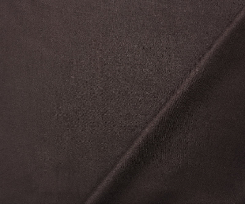 Brown Rayon Solid Challis Woven Fabric