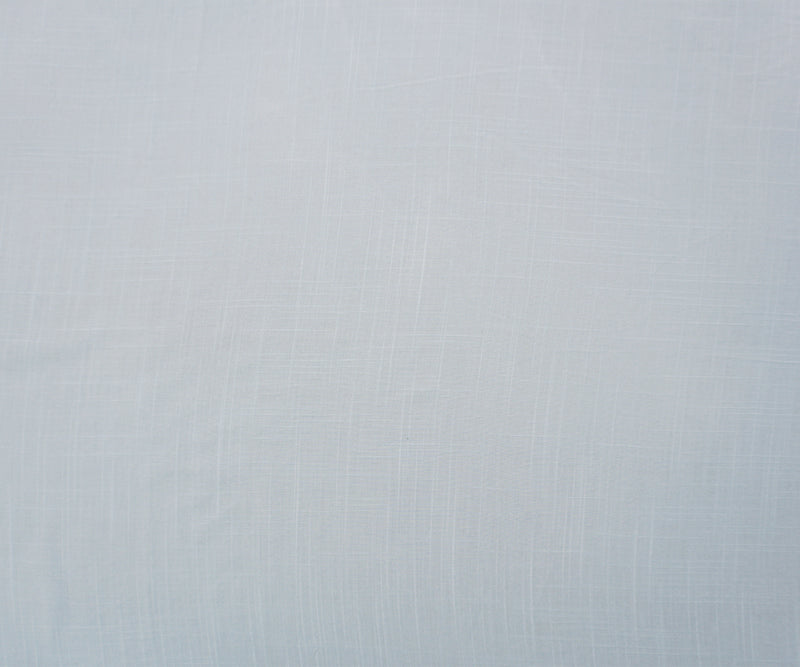 Light Blue Rayon Solid Cross Hatch Linen-Look Challis Woven Fabric