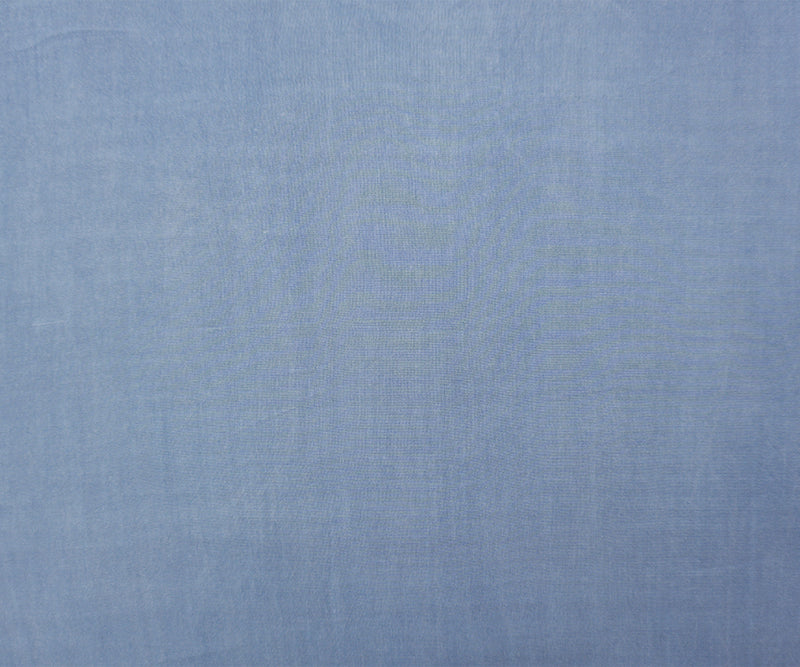 Blue Rayon Solid Challis Woven Fabric