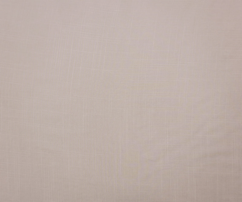 Light Gray Rayon Solid Cross Hatch Linen-Look Challis Woven Fabric