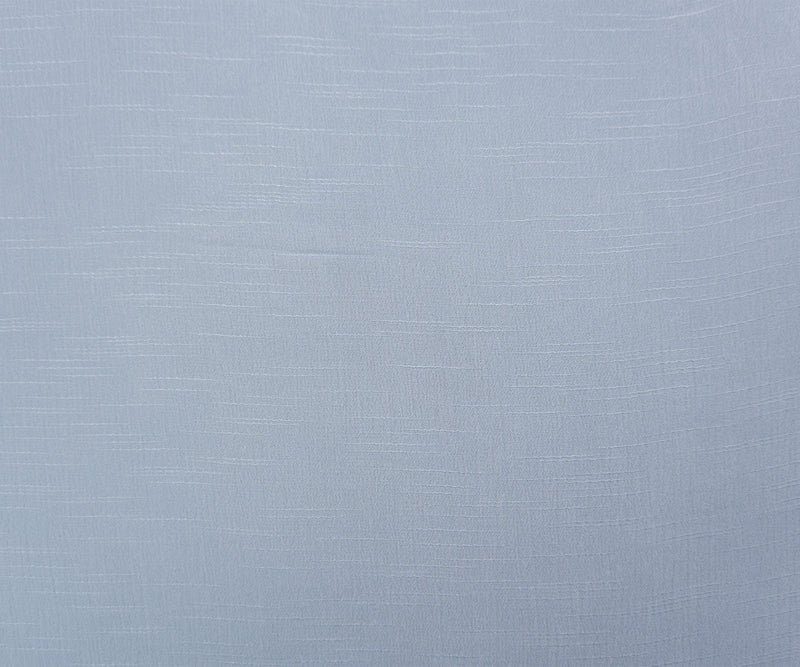 Blue Linen-Look Rayon Slub Gauze Woven Fabric