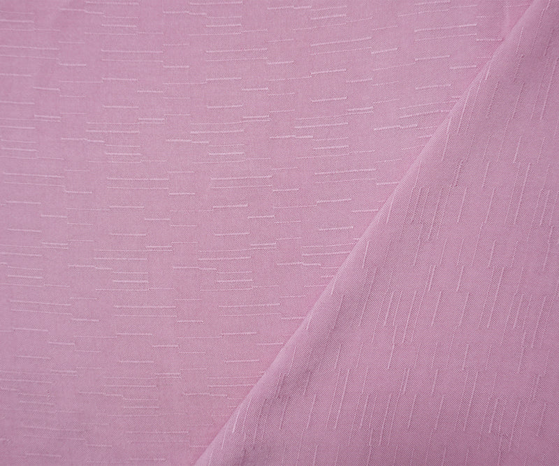 Light Purple Rayon Slub Linen-Look Challis Woven Fabric