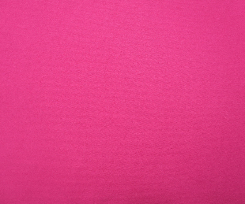 Pink Nylon Blend Stretch Solid Ponte De Roma Double Knit Fabric