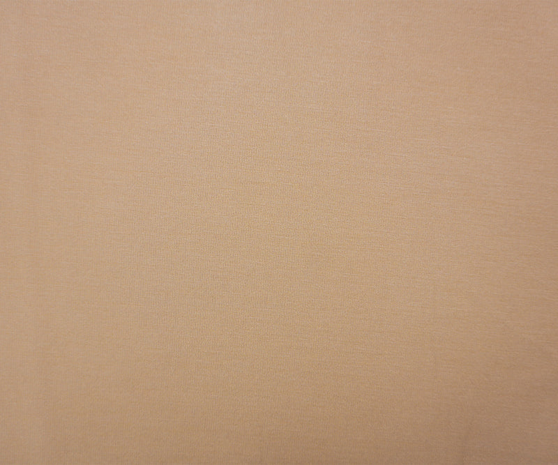 Beige Nylon Blend Stretch Solid Ponte De Roma Double Knit Fabric