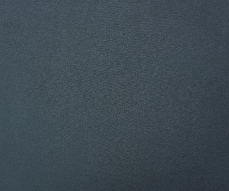 Gray Nylon Blend Stretch Solid Ponte De Roma Double Knit Fabric