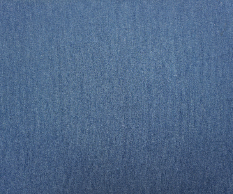 Blue 6 oz. Washed Cotton Denim Woven Fabric