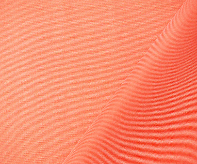 Orange Poly Spandex Stretch Solid Stretch Lamour Woven Fabric