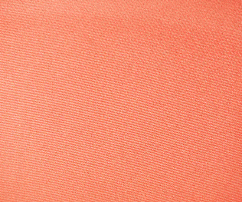 Orange Poly Spandex Stretch Solid Stretch Lamour Woven Fabric