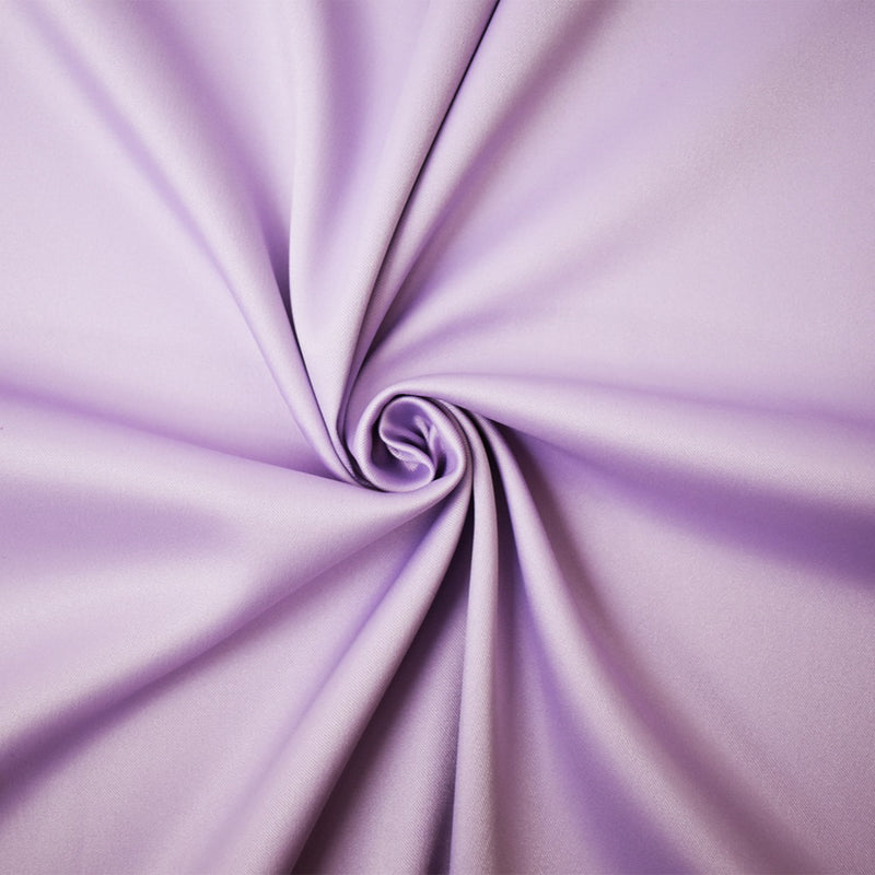 Pastel Purple Poly Spandex Solid Stretch Lamour Woven Fabric