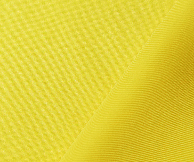 Yellow Poly Spandex Stretch Solid Stretch Lamour Woven Fabric